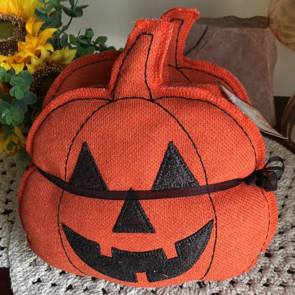 Jack O Lantern Pumpkin Halloween Accent Pillows Home Decor
